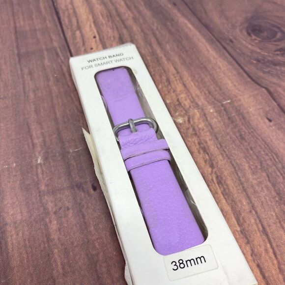 MACY’S PURPLE APPLE WATCH BAND COMPATIBLE WITH 38mm BC02 - Picture 2 of 4